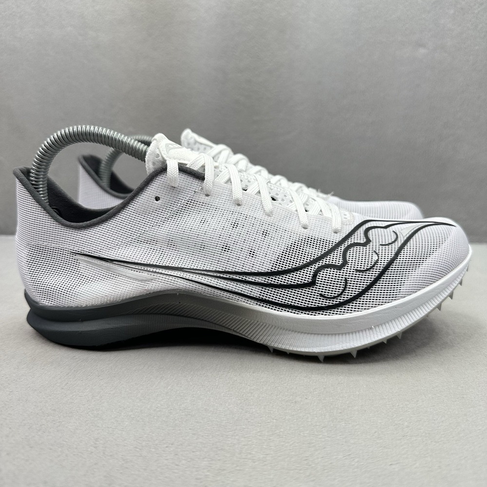Saucony Endorphin Cheetah Mens Size 8 Running Track & Field Spikes Shoes White